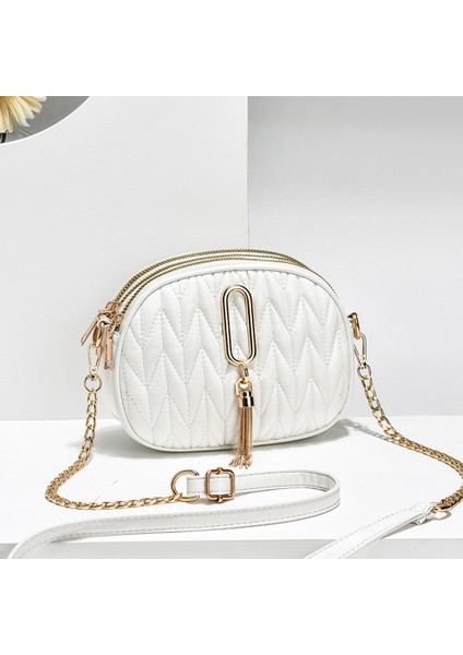 Siyah Lüks Marka Akşam Çanta Kadın Çanta Zinciri Püskül Tasarım Kadın Bez Çantalar Crossbody Pu Deri Cüzdan Cüzdanlar Omuz Çantaları (Yurt Dışından) fırsatları