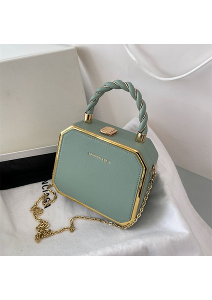 Açık Yeşil Mini Pu Deri Kadınlar Için Crossbody Çanta Lüks Marka Omuz Çantası Moda Tasarımcısı Çantalar ve Çantalar Bayan Zincir Sevimli Kılıf (Yurt Dışından) fiyatları