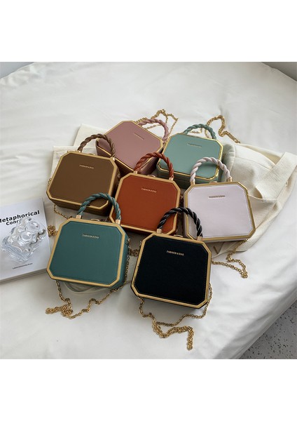 Açık Yeşil Mini Pu Deri Kadınlar Için Crossbody Çanta Lüks Marka Omuz Çantası Moda Tasarımcısı Çantalar ve Çantalar Bayan Zincir Sevimli Kılıf (Yurt Dışından) modelleri