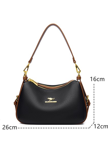 Kırmızı Yüksek Kaliteli Düz Renk Deri Omuz Crossbody Çanta Kadınlar Için 2023 Lüks Bayan Çanta Moda Kadın Messenger Tote Sac (Yurt Dışından) indirimleri