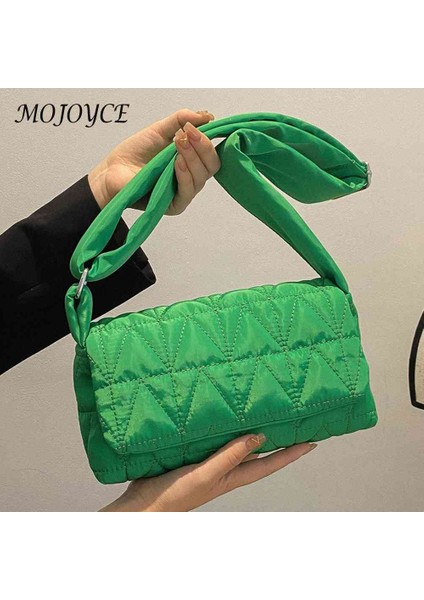 Gül Kırmızı Eşkenar Dörtgen Koltukaltı Çanta Kapitone Crossbody Tek Kollu Çanta Küçük Kare Flap Cep Bayanlar Kızlar Için Pamuk Yastıklı Seyahat Ofis Çanta (Yurt Dışından) fiyatları