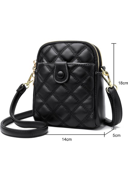 Bej Eşkenar Dörtgen Kapitone Deri Crossbody Çanta Kadın Çanta Çanta Lüks Tasarımcı Telefon Kılıfı Bayanlar Omuz Çantası Çanta Bolsa Satchel (Yurt Dışından)