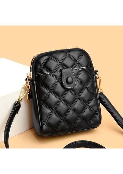Bej Eşkenar Dörtgen Kapitone Deri Crossbody Çanta Kadın Çanta Çanta Lüks Tasarımcı Telefon Kılıfı Bayanlar Omuz Çantası Çanta Bolsa Satchel (Yurt Dışından)