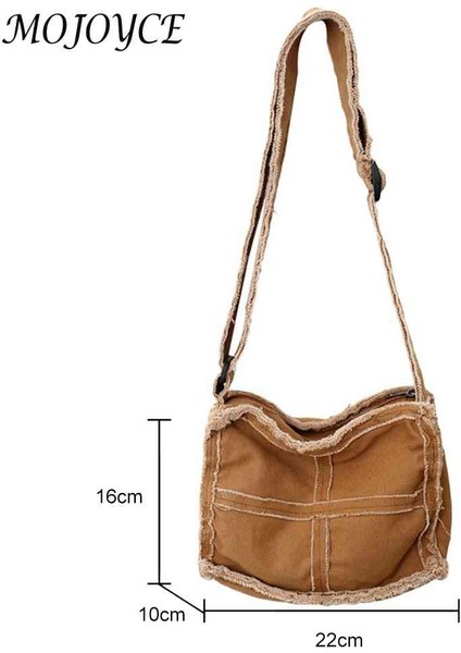 Beyaz Kanvas Crossbody Çanta Eski Edebi Bayanlar Bez Çantalar Rahat Açık Spor Için Basit Ayarlanabilir Askı Kişilik (Yurt Dışından) modelleri