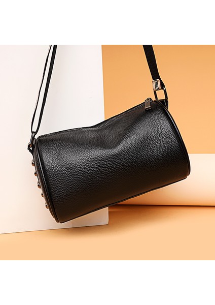 Siyah 2021 Yeni Moda Küçük Kadın Çanta Yüksek Kaliteli Hakiki Deri Kadın Omuz Askılı Çanta Tasarımcısı Vintage Kadın Tote Çanta (Yurt Dışından) fırsatları