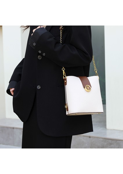 Siyah Çanta Çanta Yaz Seyahat Çantası Kadın Dana Kova Çanta Moda Kadın Küçük Crossbody Çanta Hafif Deri Messenger Çanta (Yurt Dışından) modelleri