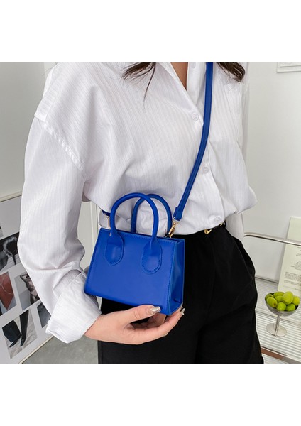 Beyaz 2022 Yeni Kadın Deri Küçük Kare Çanta Lüks En Saplı Çanta Kalın Zincir Omuz Crossbody Messenger Çanta Satchel Çanta (Yurt Dışından) fırsatları
