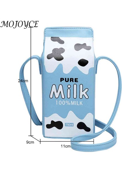 Kırmızı Yaratıcı Crossbody Çanta Çanta Muz Süt Kutusu Deri Telefon Omuz Cüzdan Karikatür Baskılı Tasarımcı Lady Kızlar Için Küçük (Yurt Dışından) modelleri