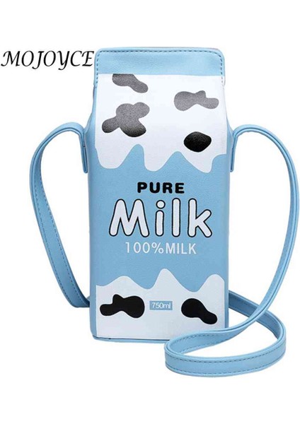 Kırmızı Yaratıcı Crossbody Çanta Çanta Muz Süt Kutusu Deri Telefon Omuz Cüzdan Karikatür Baskılı Tasarımcı Lady Kızlar Için Küçük (Yurt Dışından) fırsatları