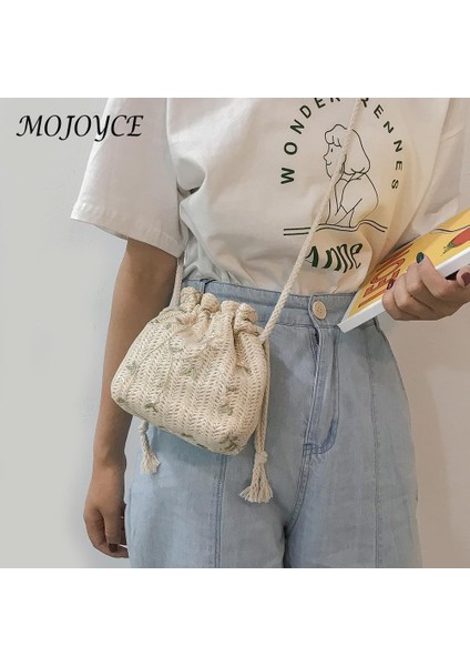 Koyu Kahverengi Rahat Dantel Crossbody Çanta Ipli Çiçek Nakış Örgü Kadın Hasır Omuz Askılı Çanta Bayanlar Plaj Moda Çanta (Yurt Dışından) modelleri