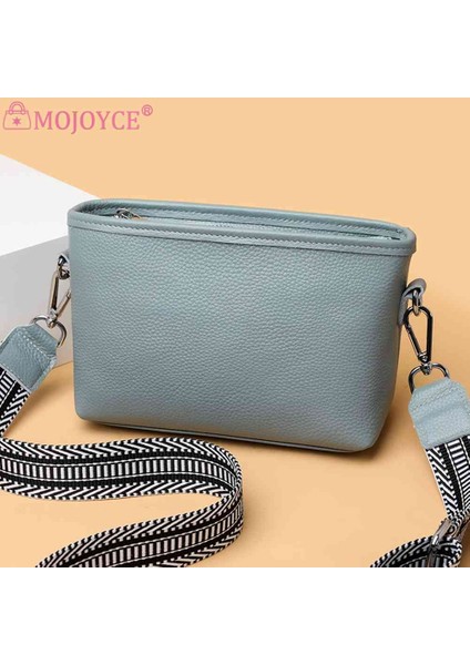 Kırmızı Birinci Katman Dana Kadın Messenger Çanta Geniş Kumaş Kayış Klasik Cüzdanlar Moda Düz Renk Rahat Basit Hafta Sonu Tatili Için (Yurt Dışından) modelleri