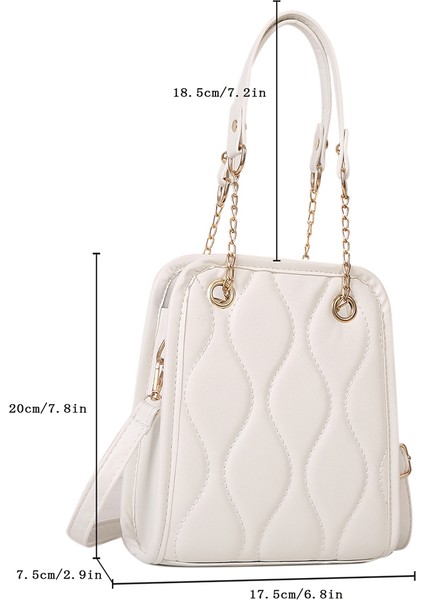 Siyah Moda Kadın Omuz Crossbody Çanta Baklava Desenli Satchels Pu Deri Zincir Rahat Seyahat Alışveriş Çantası Marka Tasarımcısı Çanta (Yurt Dışından) fiyatları
