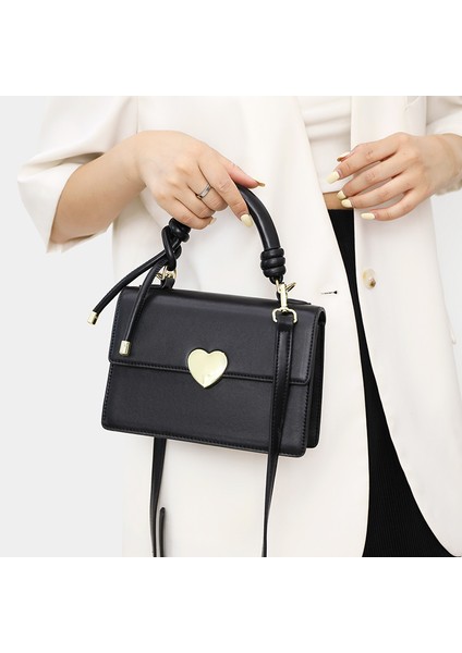 Siyah Kadınlar Için Yeni Trend Basit Çanta Suni Deri Küçük Klasik Moda Kadın Omuz Çantası Geniş Sapanlar Flap Crossbody Çanta (Yurt Dışından) fiyatları