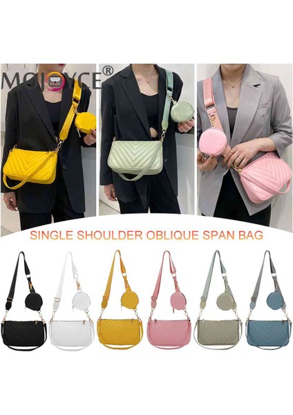 Pembe 2 In 1 Telefon Kılıfı Düz Renk Moda Niş Kapitone Omuz Çantaları Küçük Bozuk Para Cüzdanı ile Seyahat Alışveriş Için Pu Deri (Yurt Dışından) fırsatları