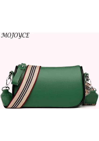 Kahverengi Vintage Kadınlar Pu Omuz Çantaları Düz Renk Moda Crossbody Çanta Yumuşak Doku Crossbody Messenger Çanta Seyahat Için Küçük (Yurt Dışından) indirimleri