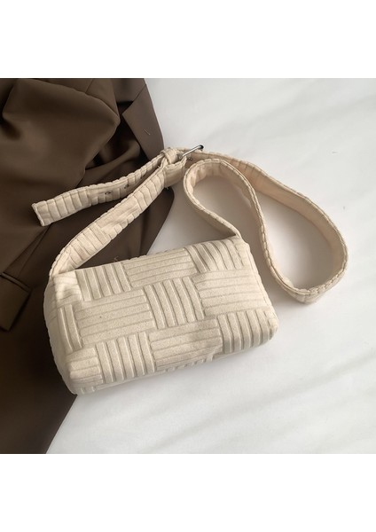 Haki Moda Crossbody Çanta Rahat Çevirme Kadın Askılı Çanta Basit Ayarlanabilir Askı Yumuşak Bez Hafta Sonu Tatili Için Taşınabilir Zarif (Yurt Dışından)