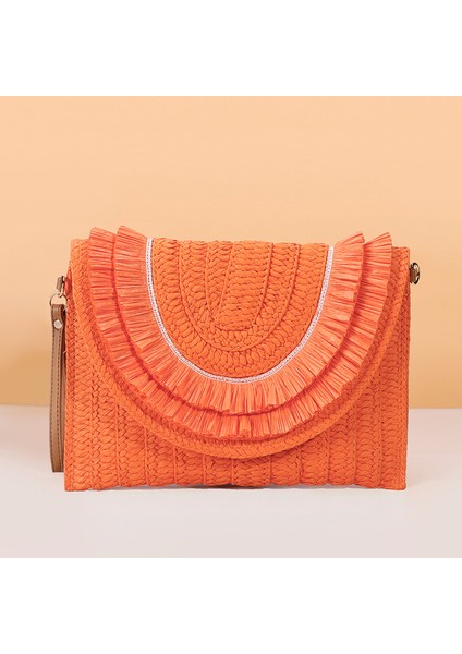 Siyah Crossbody Çanta Vintage Bayan Çantaları Rahat Taşınabilir Yumuşak El Yapımı Basit Düz Renk Hafta Sonu Tatili Için Zarif (Yurt Dışından)