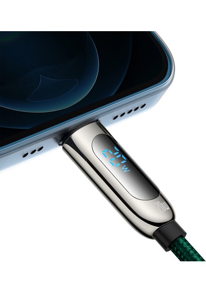 20W Usb-C To Lightning Dijital Ekranlı Hızlı Şarj Kablosu 1.2m (Rosstech Türkiye Garantili)