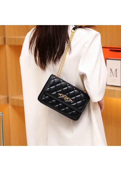 Siyah Geniş Sapanlar Flap Kadınlar Için Crossbody Çanta 2022 Yeni Trend Basit Çanta Suni Deri Küçük Klasik Moda Kadın Omuz Çantası (Yurt Dışından) fırsatları