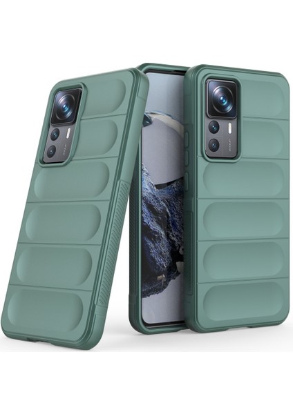 Xiaomi Mi 12T Pro Kılıf Mat Parmak Izi Yapmaz Elden Kaydırmaz Içi Kadife Kamera Korumalı Silikon