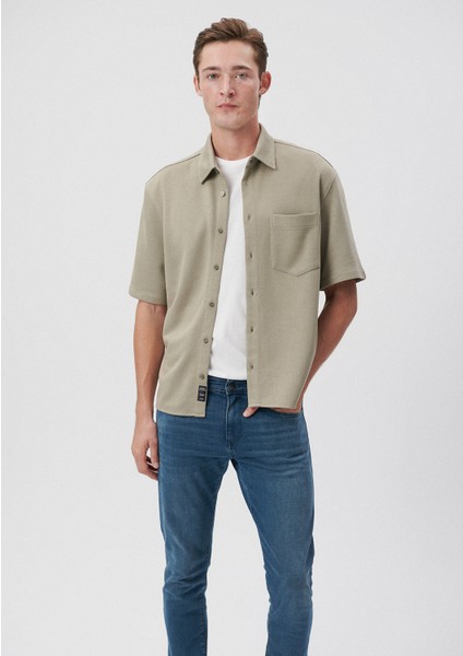 Erkek Lux Touch Kahverengi Lyocel Gömlek 0210716-70352 fiyatları