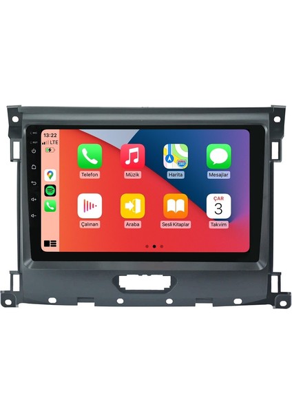 Ford Ranger 2016 2022 9inç 2gb Ram Kablosuz Carplay Android Auto Oem Multimedya Navigasyon
