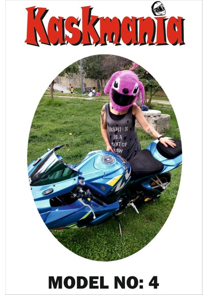 Peluş Kask Kılıfı Lilo Kaskmania