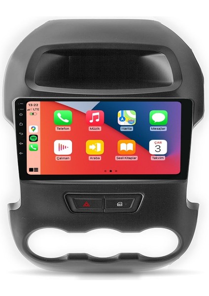 Ford Ranger 2011 2015 9inç 2gb Ram Kablosuz Carplay Android Auto Oem Multimedya Navigasyon