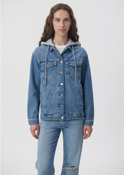 Kadın Karla Mavi 90s Jean Ceket 110154-85296 fiyatları