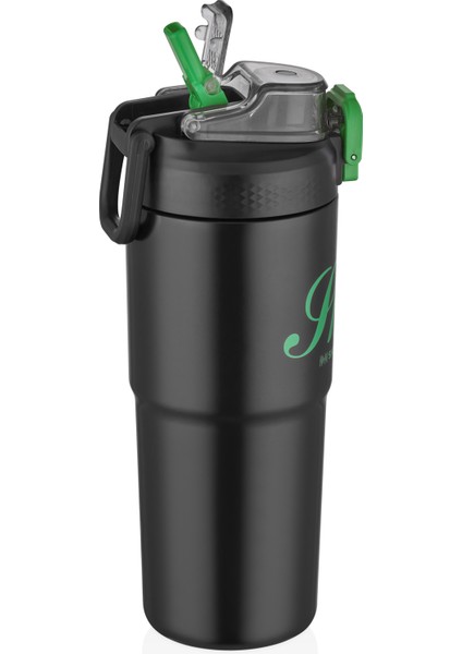 750ML Kulplu Hem Pipetli Hem Pipetsiz Kullanıma Uygun Paslanmaz Çelik Termos modelleri