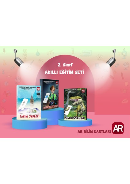 Ar Yayınları 2. Sınıf Eğitim Seti - Kaynak Kitap - Akıllı Eğitim Seti - Bilim Kartı