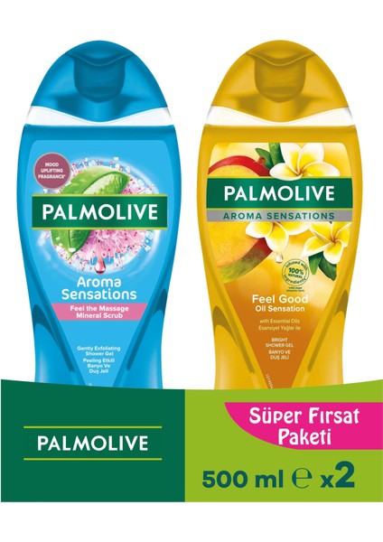 Duş Jeli Sensation + Feelgold 2 x 500 ml