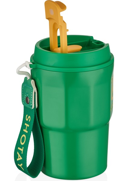 450ML Taşıma Askılı Paslanmaz Çelik Termos Bardak /kahve Bardak Mug