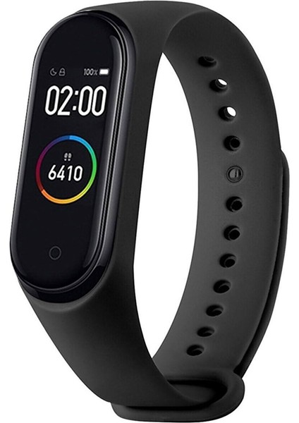 Xiaomi Mi Band 3 ve 4 Uyumlu [ Yüksek Kalite] Silikon Kordon