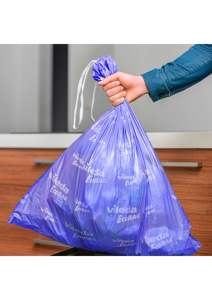 2 Paket 30 Litre Orta Boy 15'li Büzgülü Lavanta Kokulu Çöp Torbası fırsatları