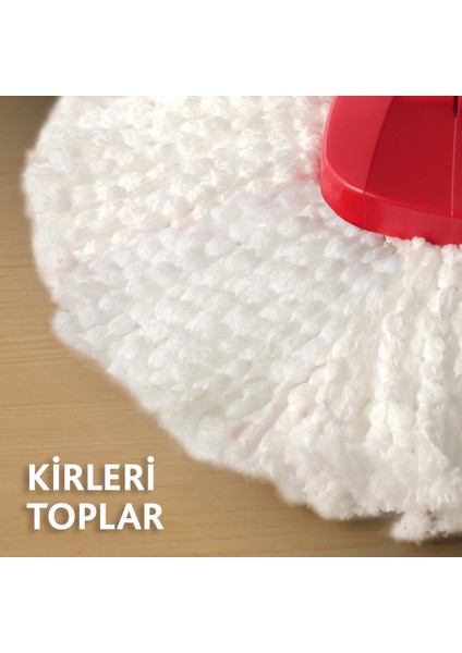 Turbo Üçgen Başlık Mikrofiber Yedek Paspas 2 Paket