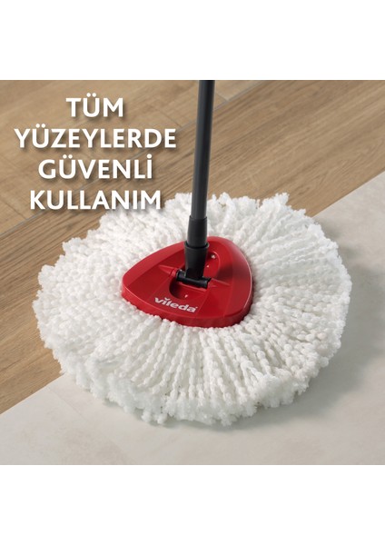 Turbo Üçgen Başlık Mikrofiber Yedek Paspas 2 Paket