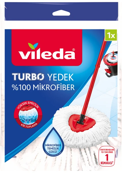 Turbo Üçgen Başlık Mikrofiber Yedek Paspas