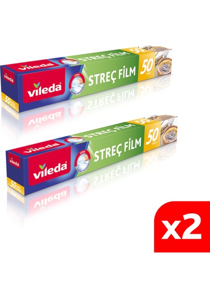2 Paket 50 Mt Streç Film