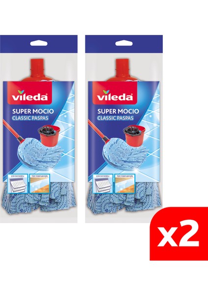 2 Paket Supermocio Klasik Yedek Paspas
