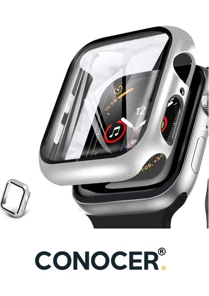 Apple Watch 2-3-4-5-6-Se (38 Mm) Uyumlu Nike Kılıf Kasa ve Ekran Koruyucu Yüksek Kalite