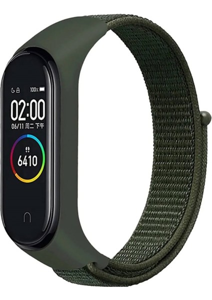 Xiaomi Mi Band 3/4/5/6/7 Uyumlu Hasır Dokuma Yüksek Kalite Kordon Kayış