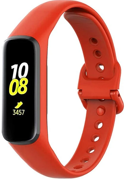 Samsung Galaxy Fit 2 Uyumlu Akıllı Bileklik Silikon Kordon Kayış