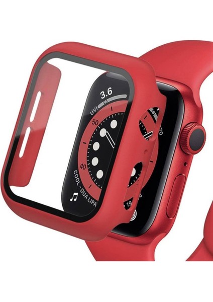 Apple Watch 7-8 (45 Mm) Uyumlu Nike Kılıf Kasa ve Ekran Koruyucu Yüksek Kalite