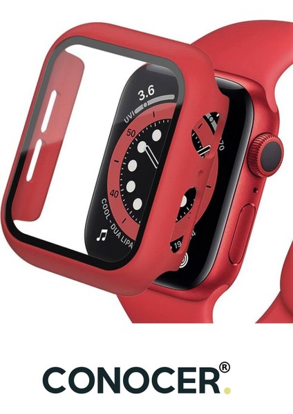 Apple Watch 7-8 (45 Mm) Uyumlu Nike Kılıf Kasa ve Ekran Koruyucu Yüksek Kalite