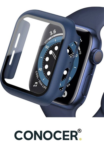 Apple Watch 2-3-4-5-6-Se (40 Mm) Uyumlu Nike Kılıf Kasa ve Ekran Koruyucu Yüksek Kalite