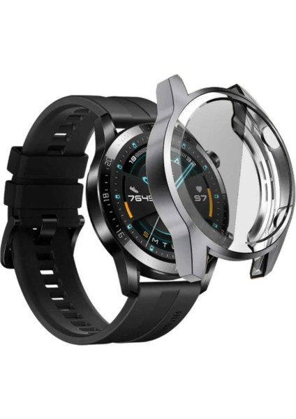 Huawei Watch Gt2 46MM Ekran Koruma Ultra Ince Silikon Kılıf (Yüksek Kalite)