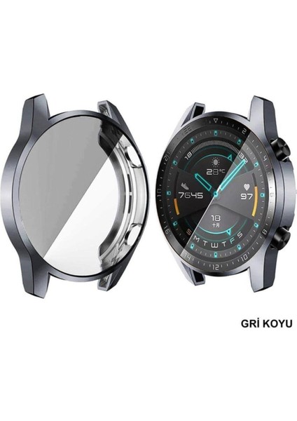 Huawei Watch Gt2 46MM Ekran Koruma Ultra Ince Silikon Kılıf (Yüksek Kalite)