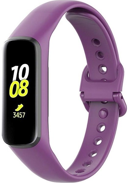 Samsung Galaxy Fit 2 Uyumlu Akıllı Bileklik Silikon Kordon Kayış