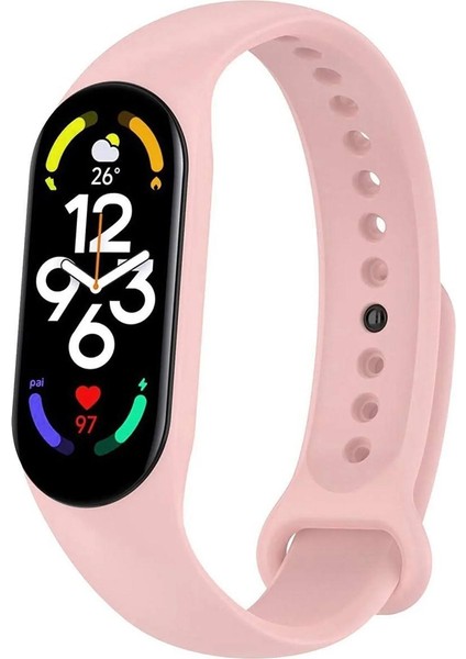 Xiaomi Mi Band 7 Uyumlu Silikon Yüksek Kalite Kordon Kayış